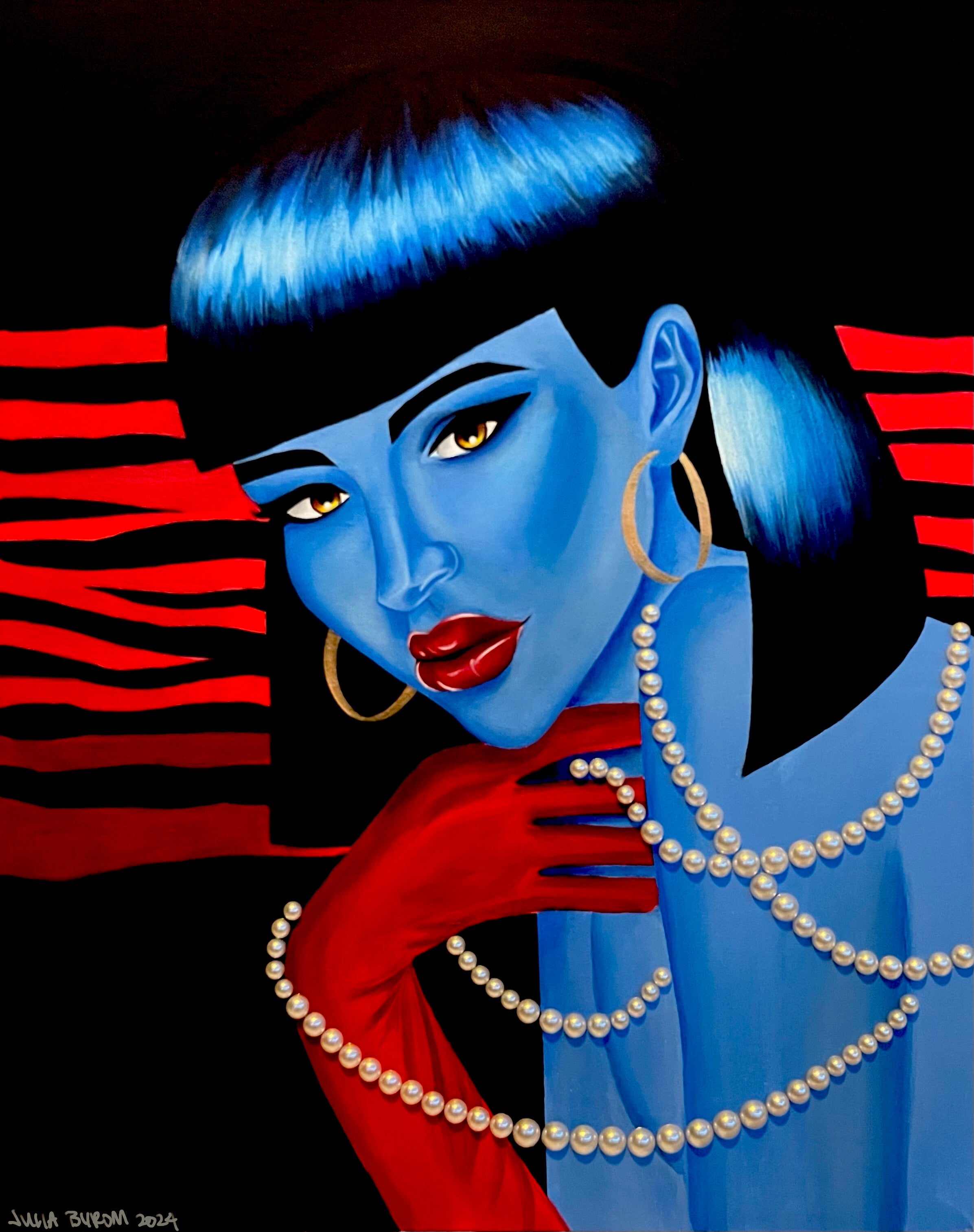 Foxy Lady Original Painting Stay Elevated Foxy Lady Original Painting Stay Elevated