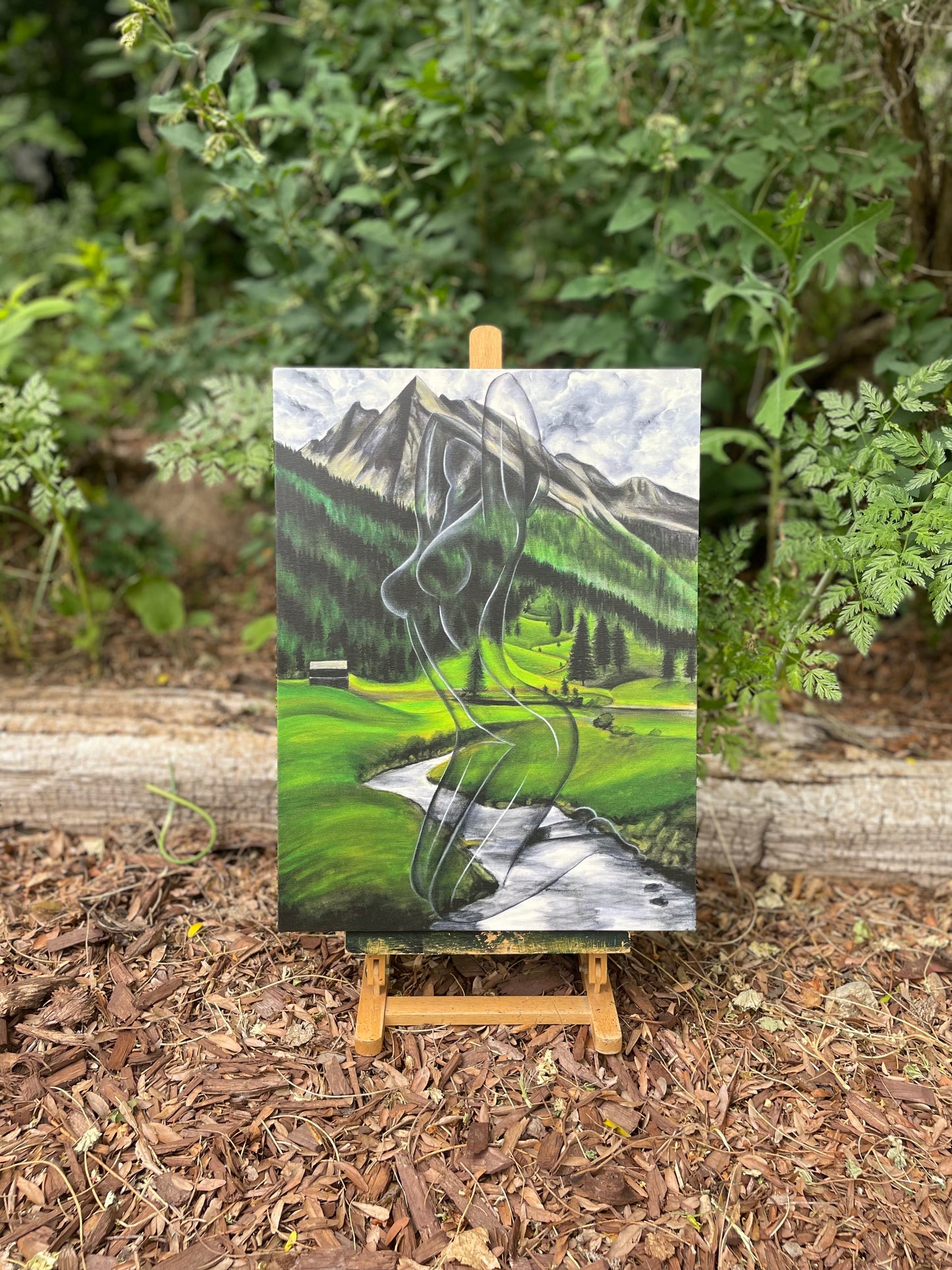 “Mountain Lady” Canvas Print