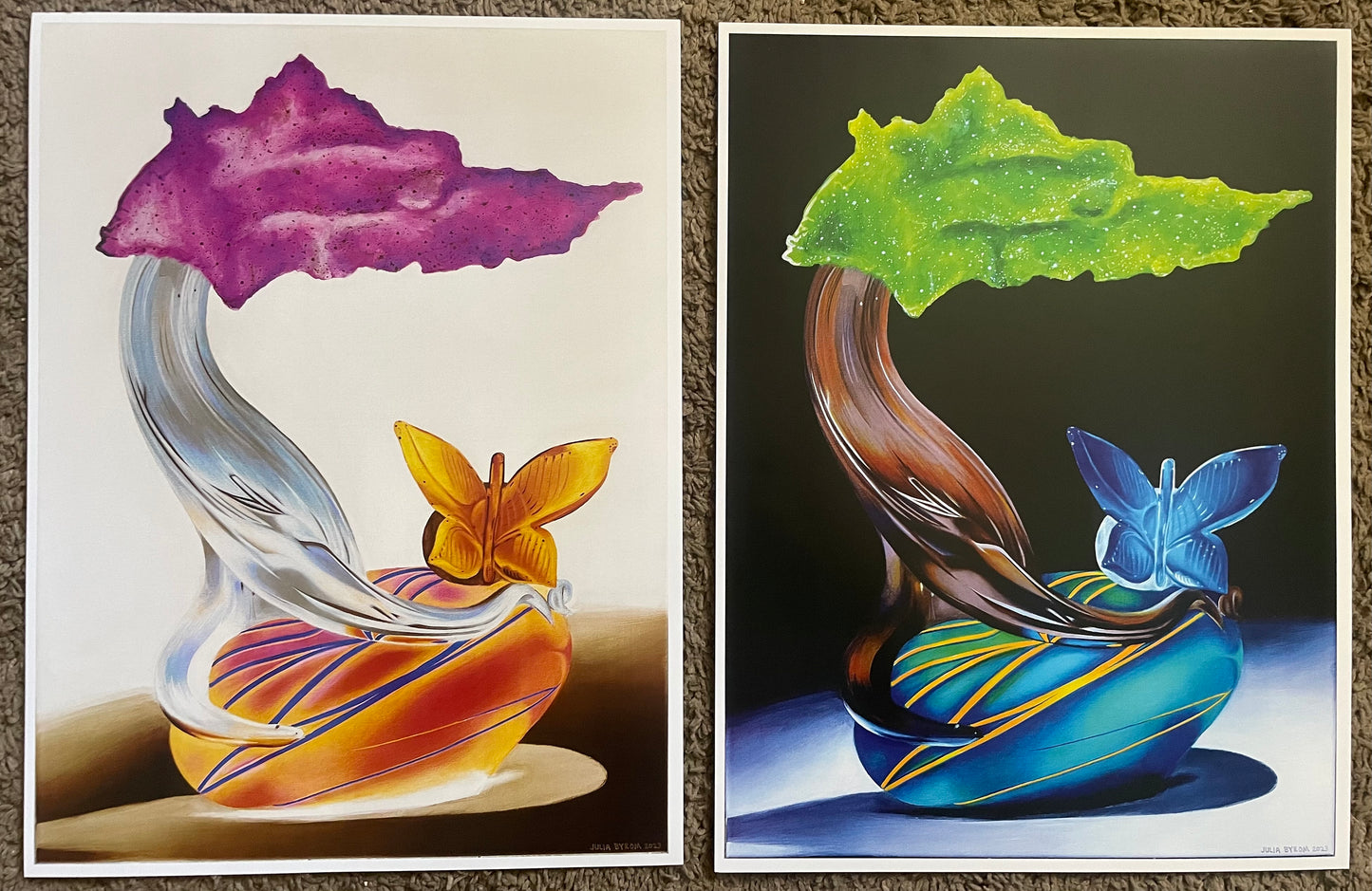 “Bonsai Butterfly 1&2”