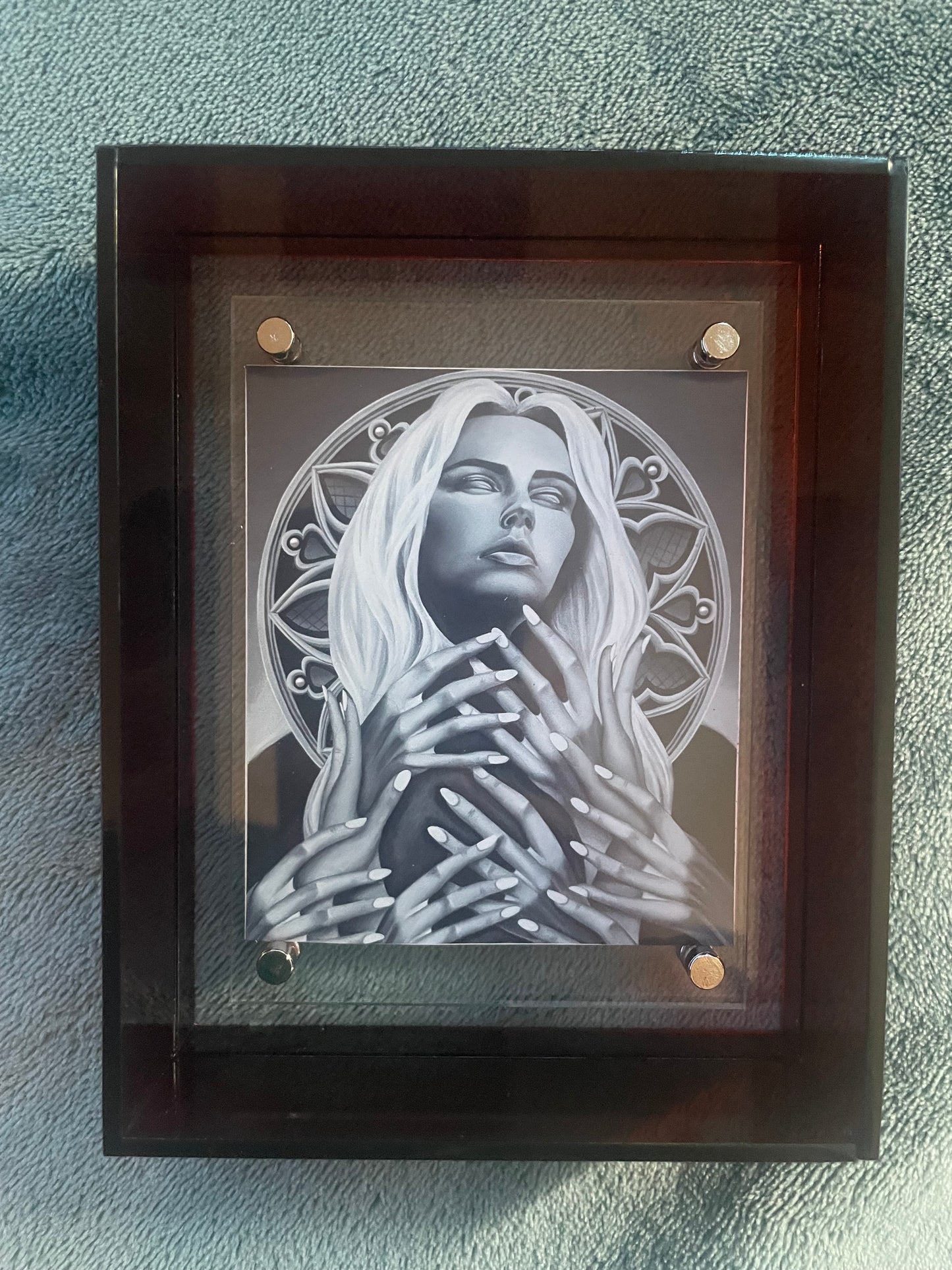 “Let Go” Acrylic Floating Frame