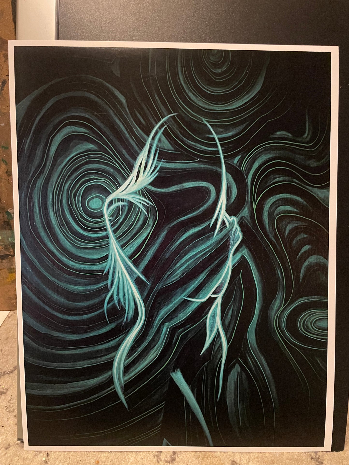 “Malachite Lady” Print 13x16 in
