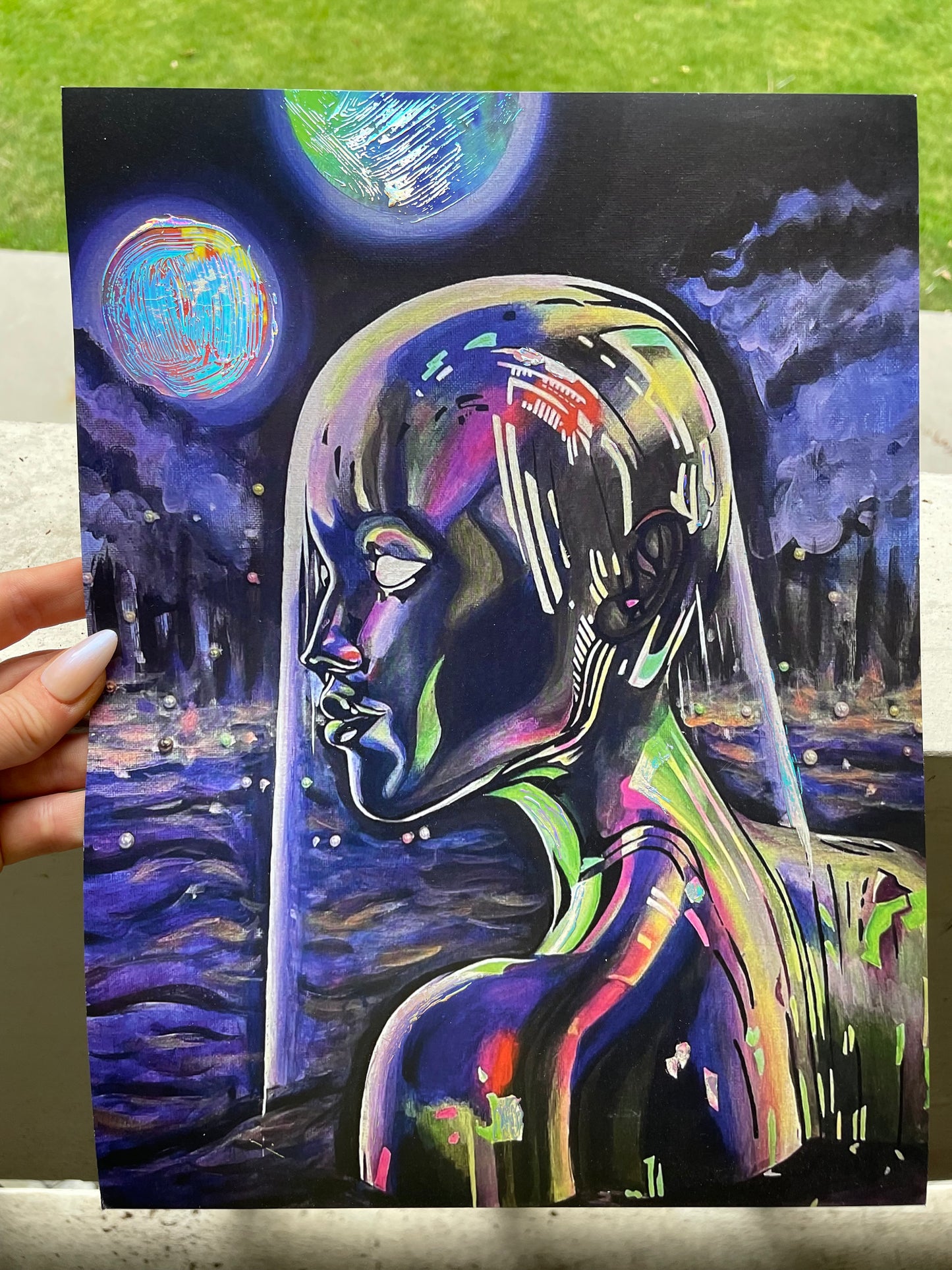 “Rainbow Obsidian” Print