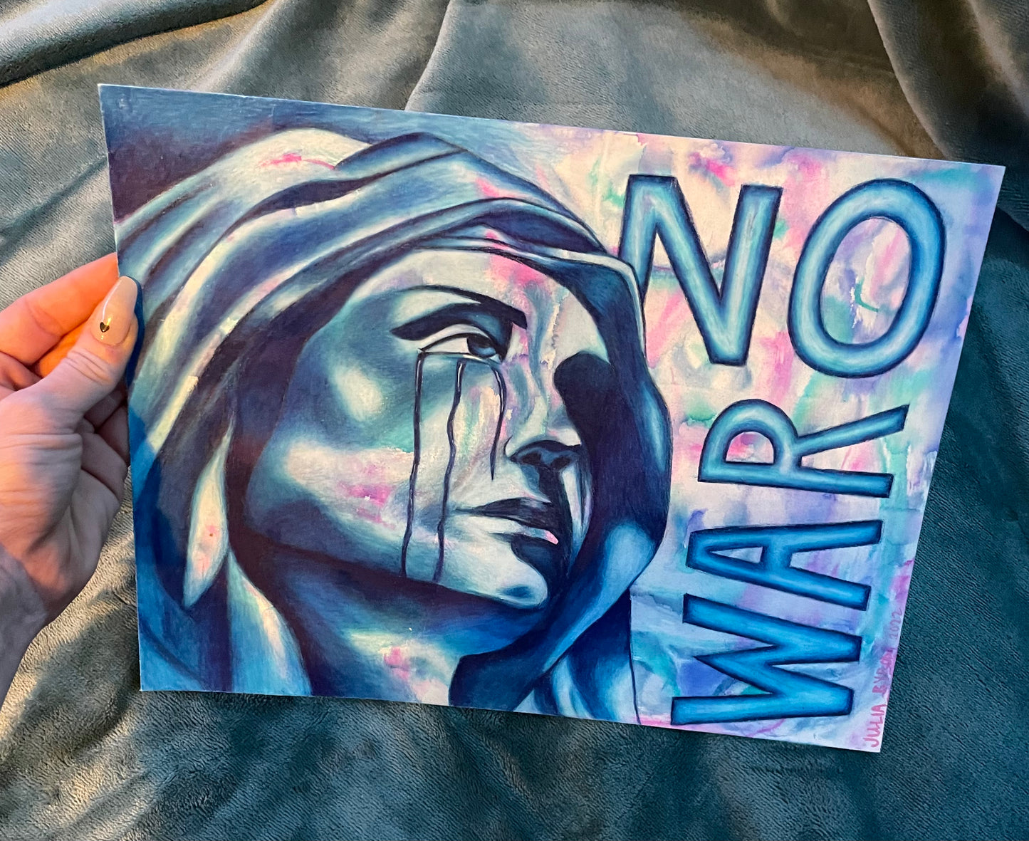 NO WAR Original Drawing