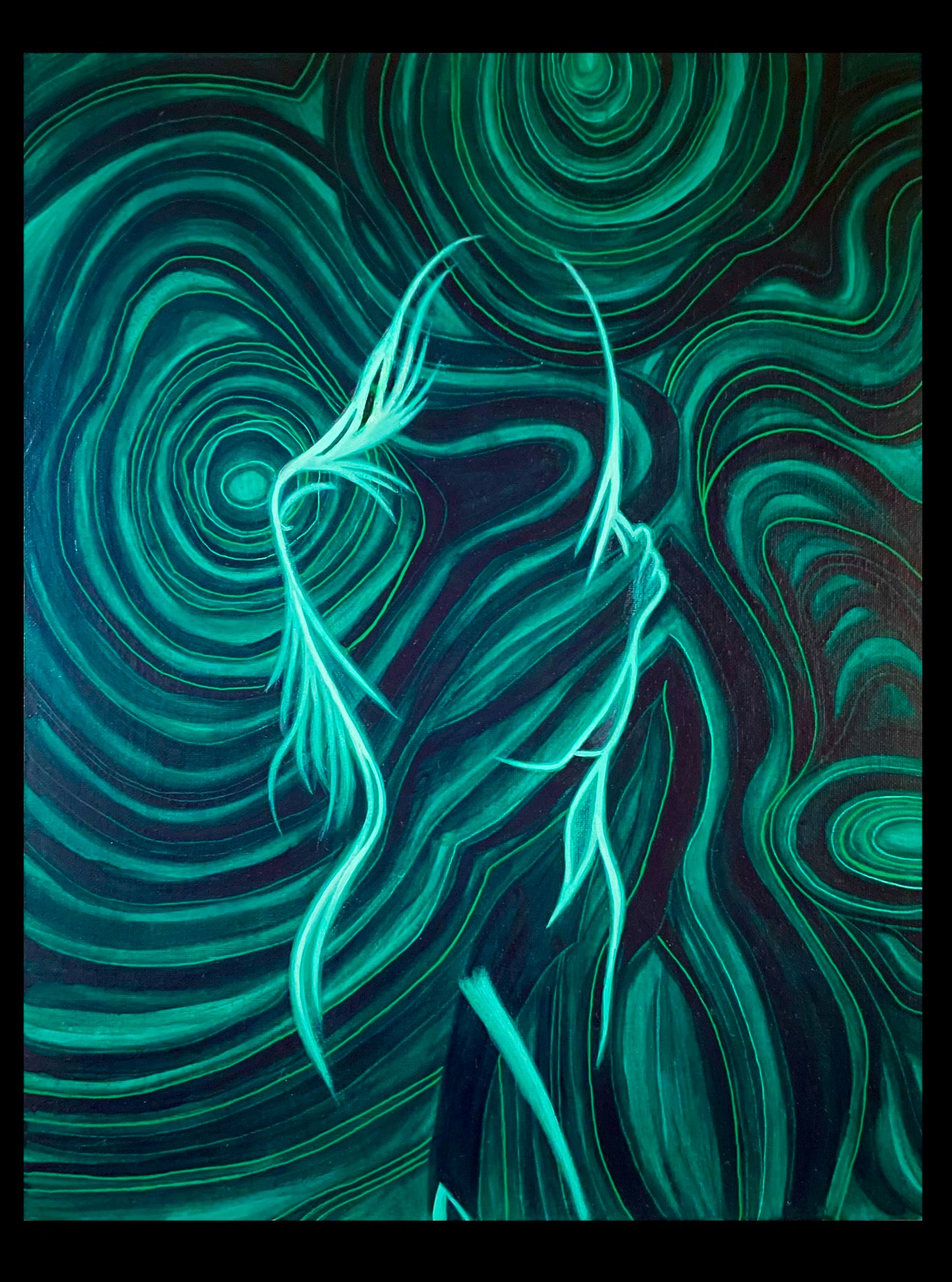Malachite Lady Print