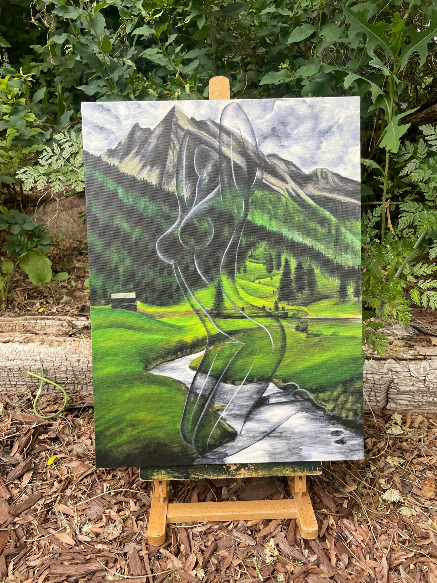 “Mountain Lady” Canvas Print