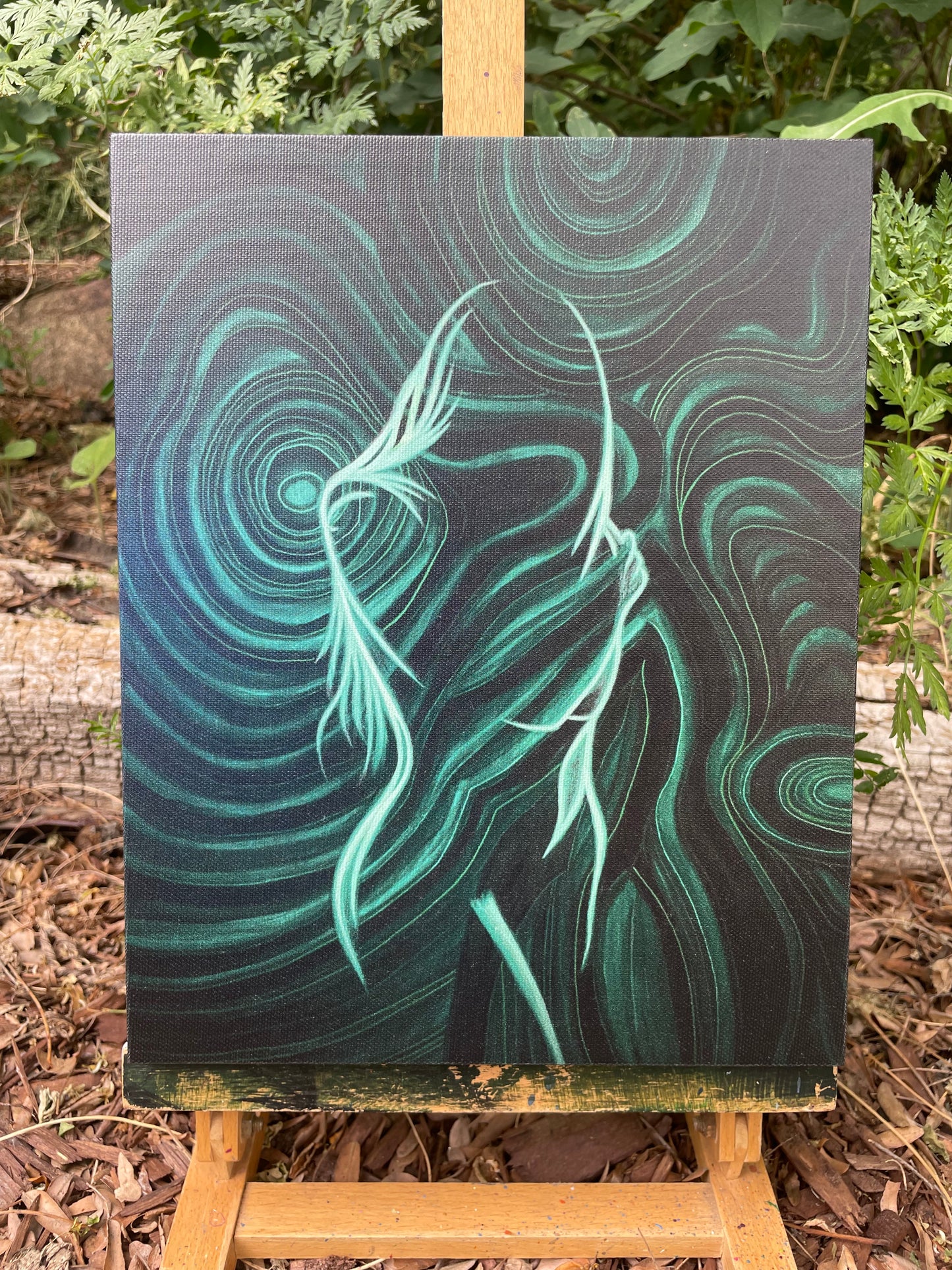 “Malachite Lady” Canvas Print