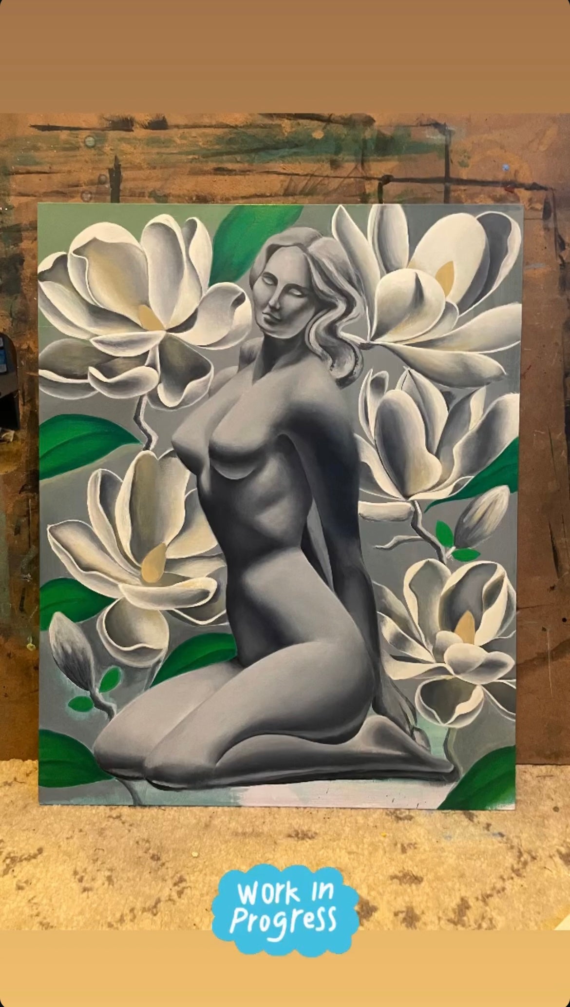 “Sugar Magnolia” Original Painting