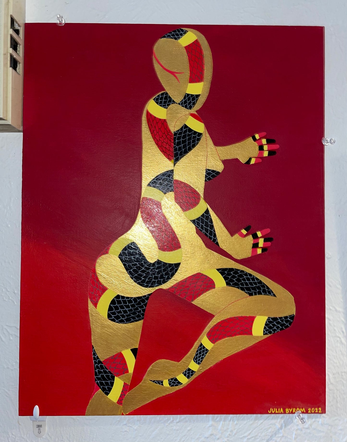 “Texas Coral Snake Lady” Original Painting
